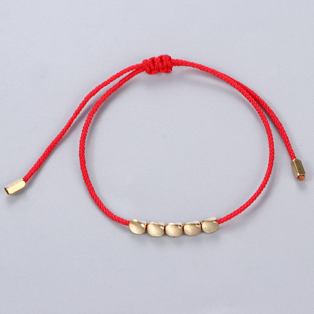 Handgemaakte Tibetaanse Boeddhistische Gevlochten Katoen Koperen Kralen Lucky Touw Armband & Bangles Voor Vrouwen Mannen Draad Armbanden: Style 4