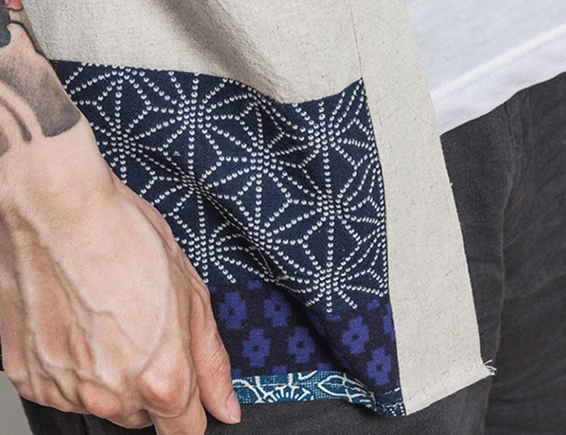 Kimono mænd japansk kimono traditionel samurai kostume japansk tøj bluse skjorte haori yukata mænd jakke