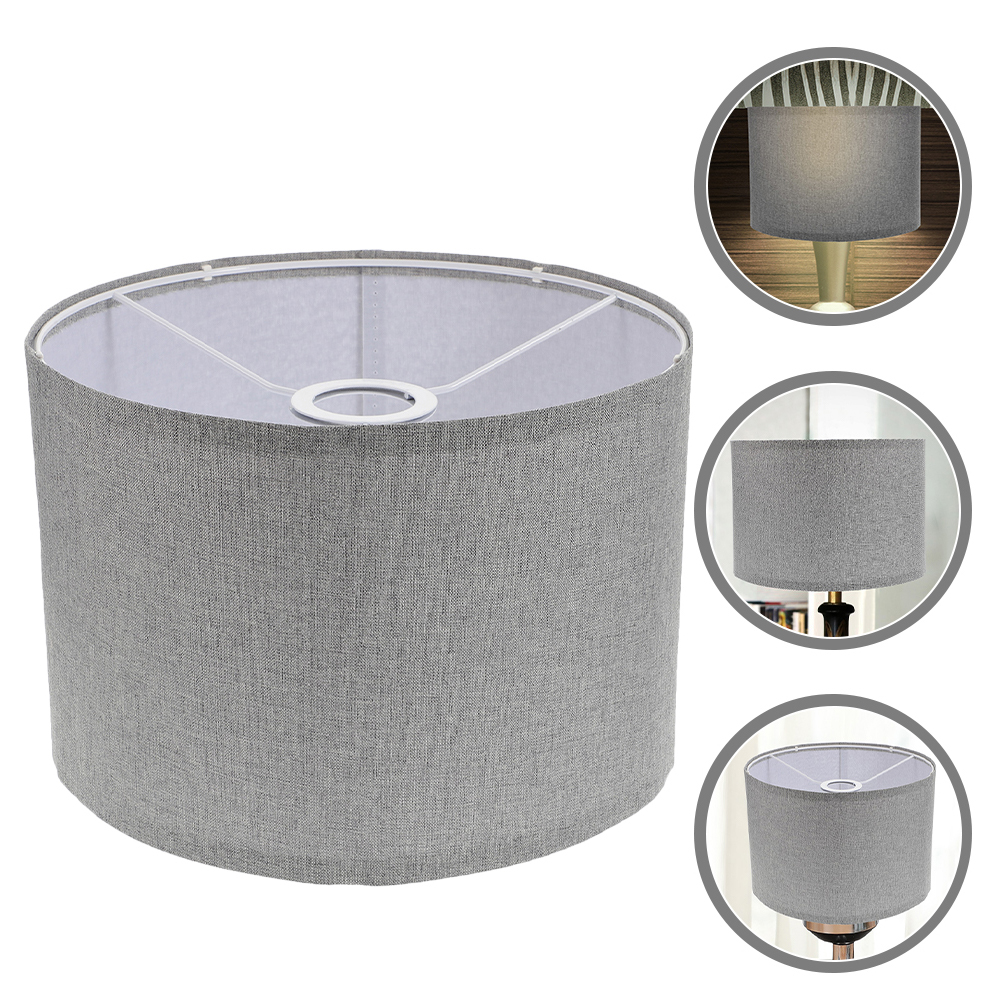 Abat-jour moderne en lin naturel, abat-jour à tambour de remplacement pour lampe de Table, lampadaire, décoration de maison