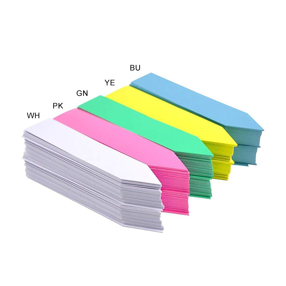 100 pieces/set PVC garden plant label bright pot seedling label home planting nursery label care garden accessories