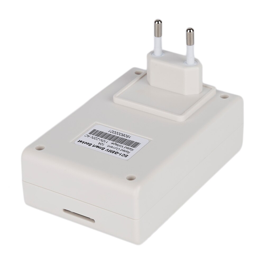 UK/EU 220V Phone RC Remote Wireless Control Smart Switch GSM Socket Power Plug for Home Household Appliance