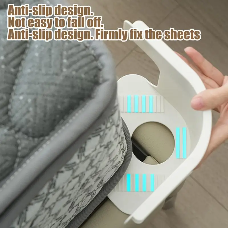 Sangles de pinces pour drap d'angle de lit, sangles de matelas robustes pour toutes les tailles de draps, supports de draps antidérapants, draps de lit sécurisés,