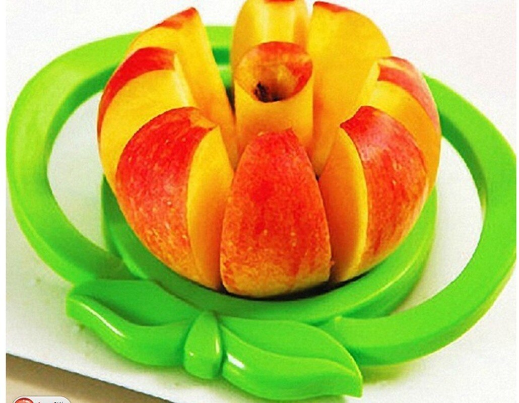 Apple Slicer Corer Cutter Comfort Handvat voor Keuken Apple Dunschiller Verdeelt Appel In 8 Uniform Plakjes Peer Fruit Divider Tool