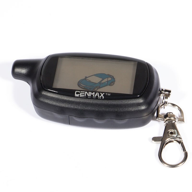 Russia CENMAX ST-7A+Silicone Cover case LCD remote control for CENMAX ST7A 7A LCD keychain car remote 2-way car alarm system