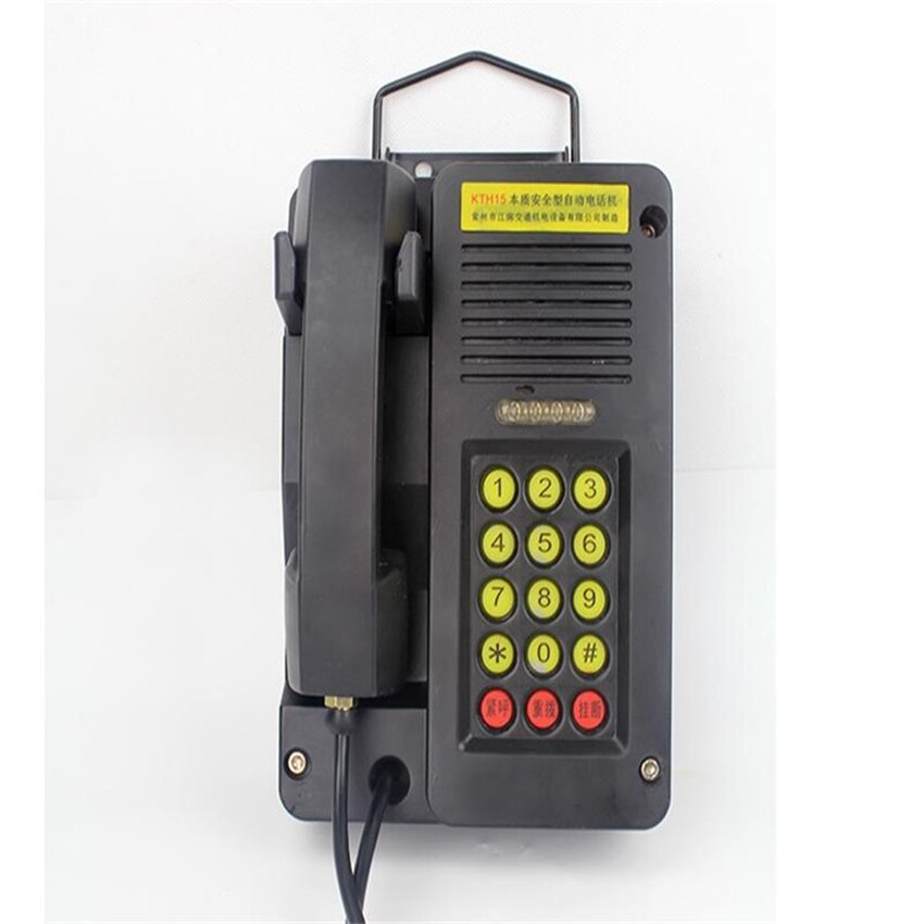 Explosion-proof Wall Mount Landline Telephone, P/T Compatible Dialing Mode, Anti-noise Automatic Telephone IP65 Protetction