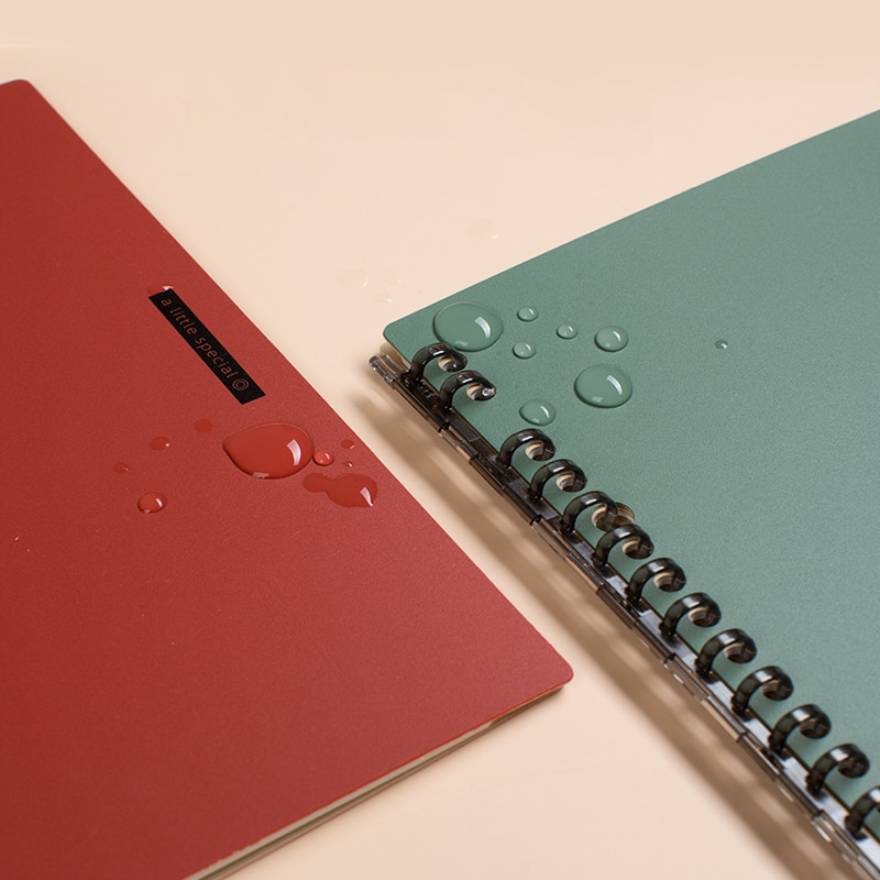 1pcs KOKUYO Loose-leaf Book One Meter Pure Series A5 / B5 Simple Retro Style Removable Plastic Ring Buckle Frosted Note book