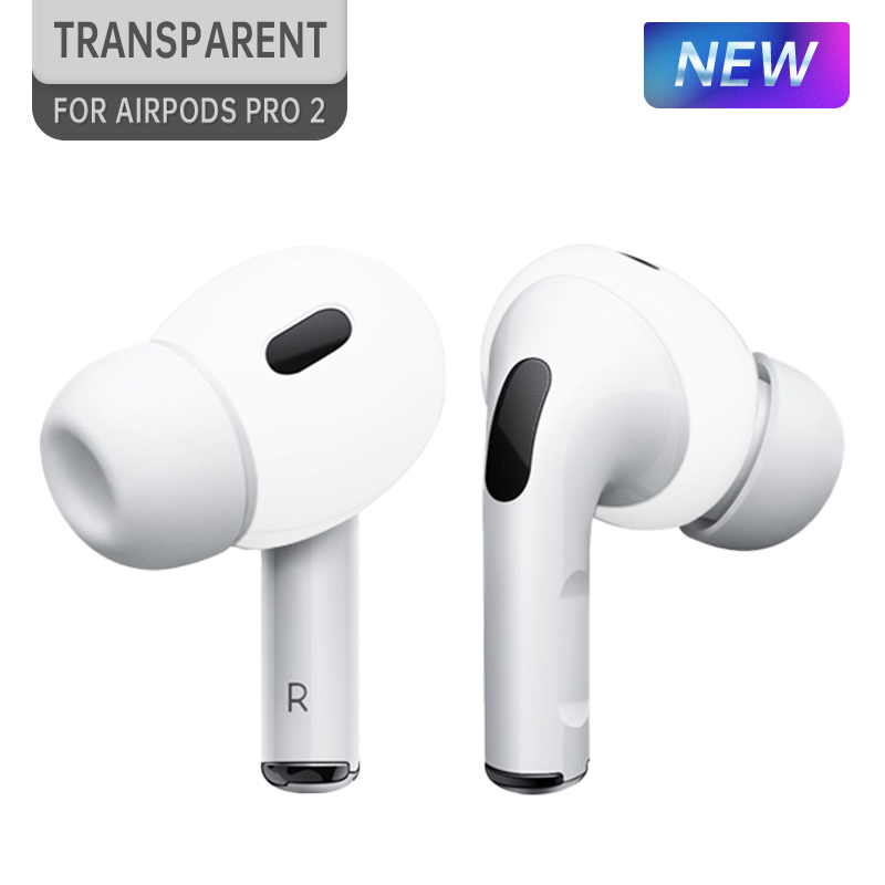 For Airpods Pro 2 Silicone Skin Cover Eartips Earpads For Apple AirPods 2 Ear Tips Buds Earphone Wireless Bluetooth Accessories: 2XS / Khaki