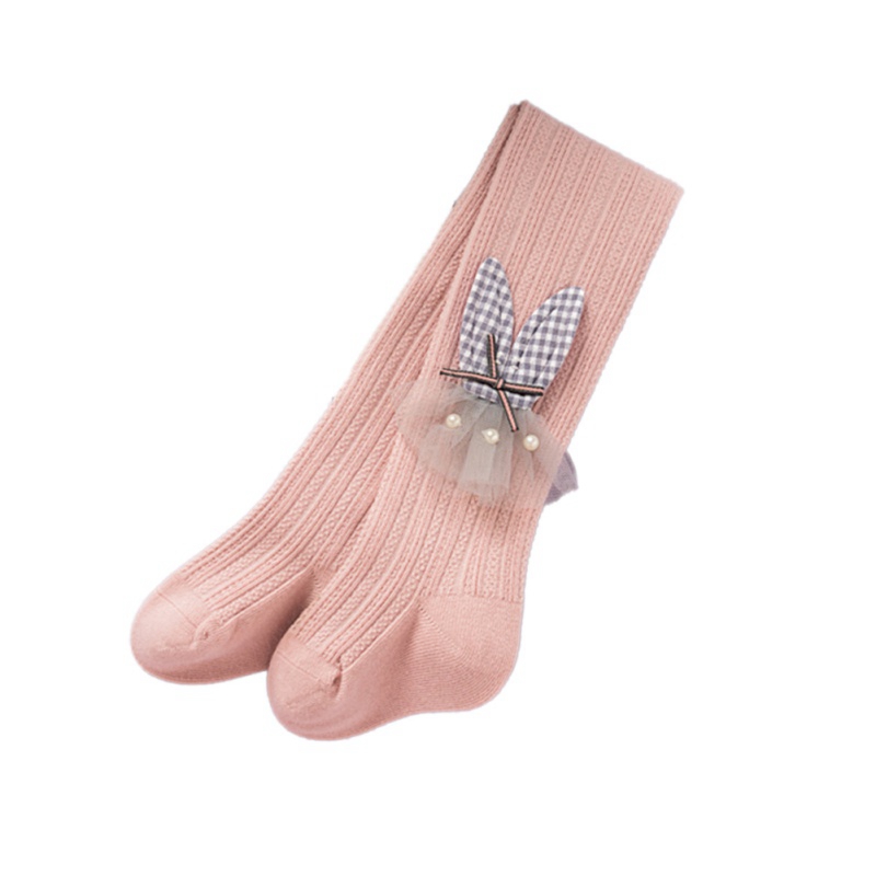 Baby Girl Stretch Leggings Broek en Najaar Peuter Kind Breien Broek: Sky Blue / S(6-12M)