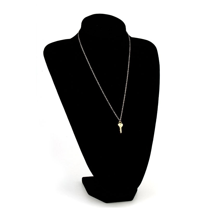 2 stks/set Liefde Sleutel Hart Hanger Kettingen voor Vrouwen Mannen Lovers 'Paar Sieraden Gebroken Hart Ketting Valentine N1362