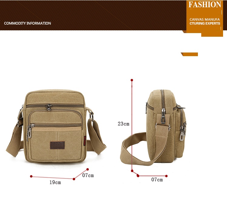 Hommes sacs de messager sac à bandoulière hommes sac de voyage toile sac à main pour homme coréen tendance Simple Pack