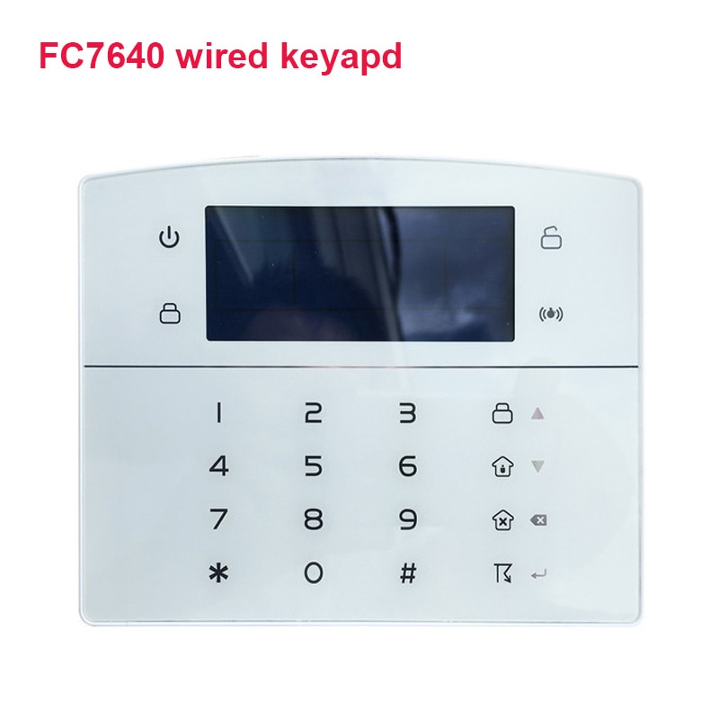 Focus FC-7640/7540 beveiliging box&#39;s wired toetsenbord activeren dis activeren keypad