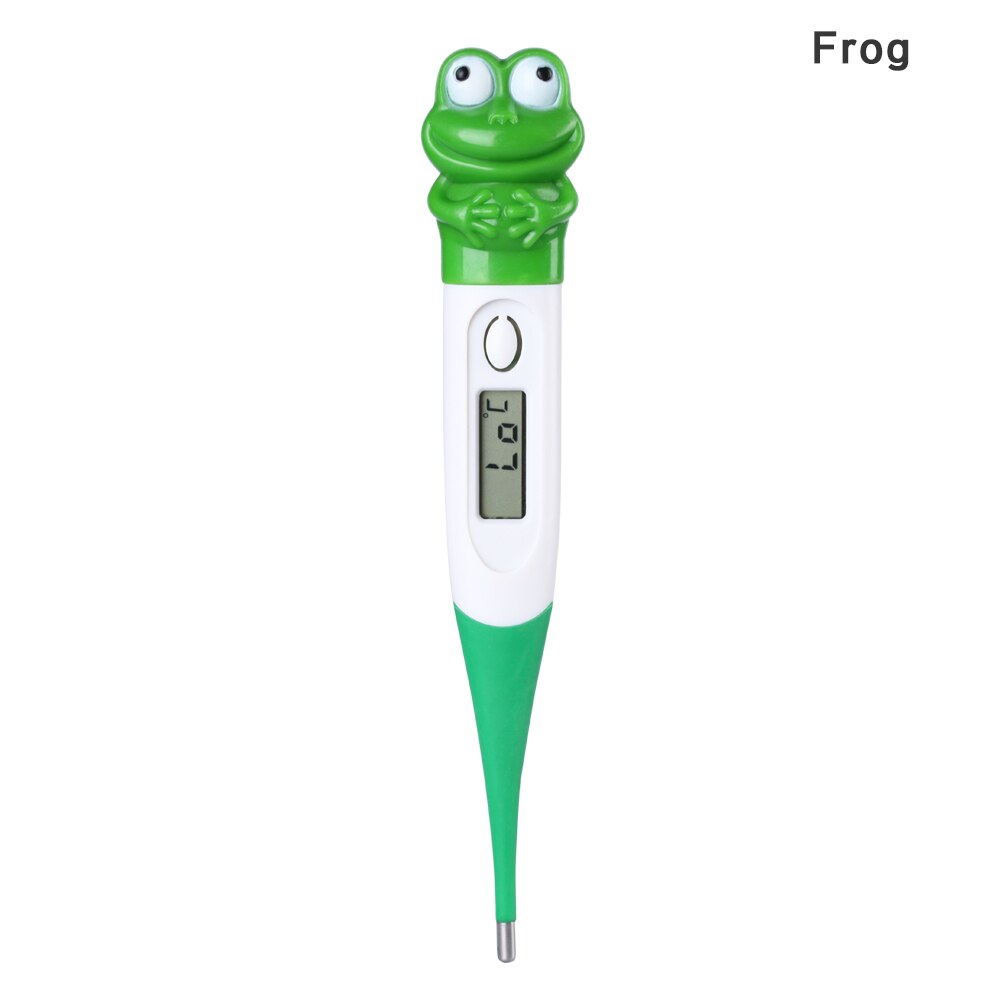 Cute Soft Touch Infant Waterproof Thermometer Children Kids Cartoon Thermometer Baby Care Product: 1-Frog