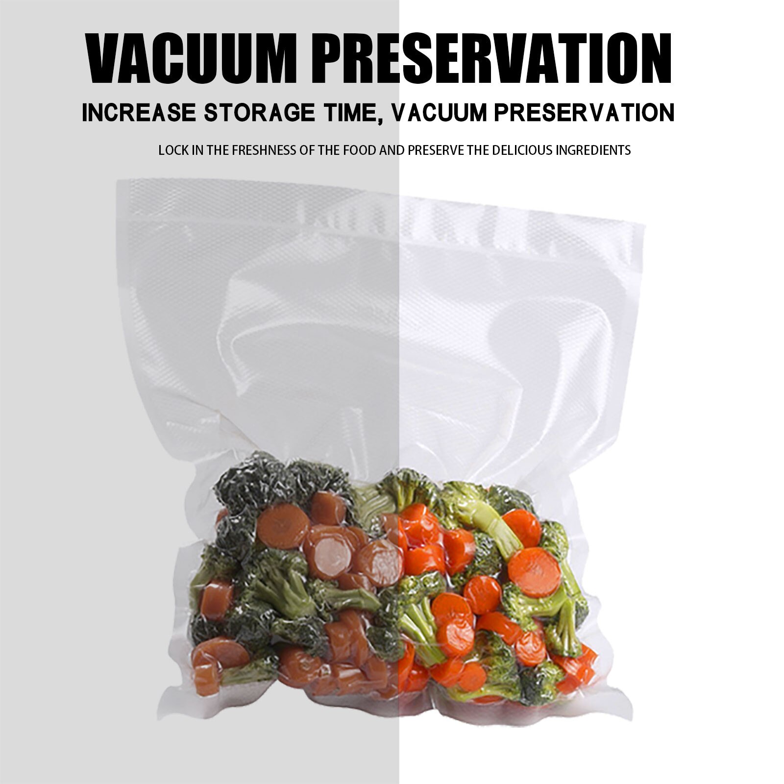 Vacuüm Compressie Film Vacuüm Zakken Voor Voedsel Vacuüm Sealer Voedsel Verse Lang Houden Multilayer Structuur Voor Verpakking Voedsel