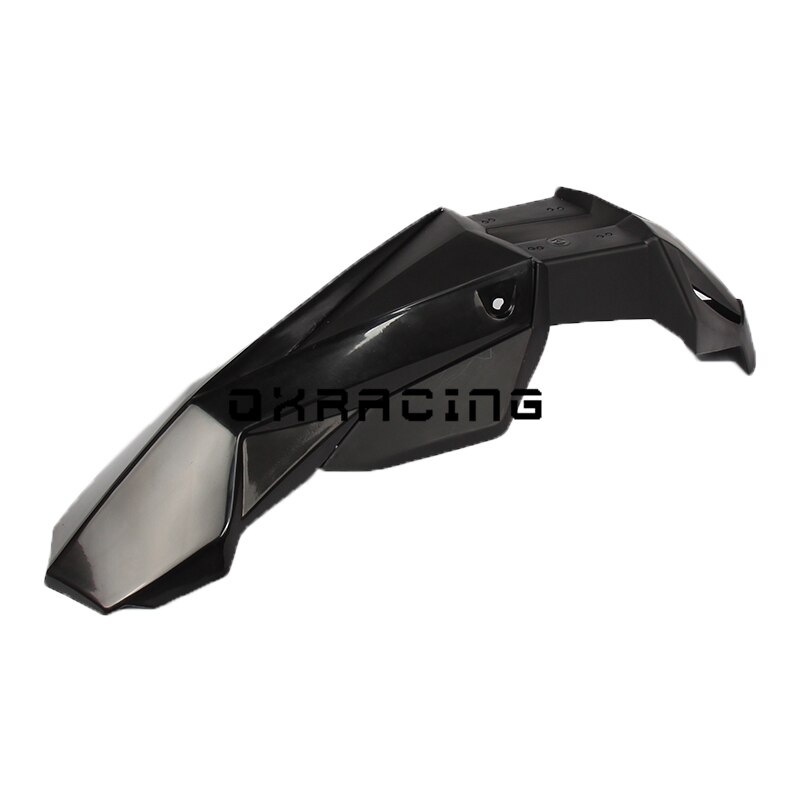 Guardabarros delantero Universal para Motocross, guardabarros para ruedas de 17 pulgadas, todoterreno, Supermoto, Dirt Pit Bike: black  and black