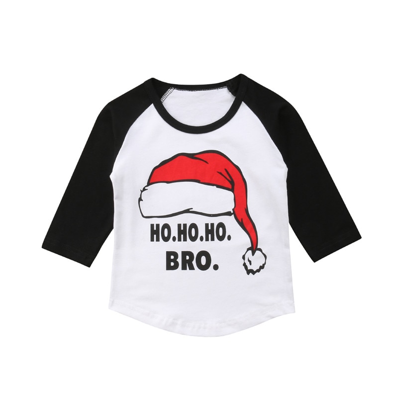 Christmas Toddler Kids Baby Boy Girls Clothes Short Sleeve T-shirts Top Xmas Tee Outfits