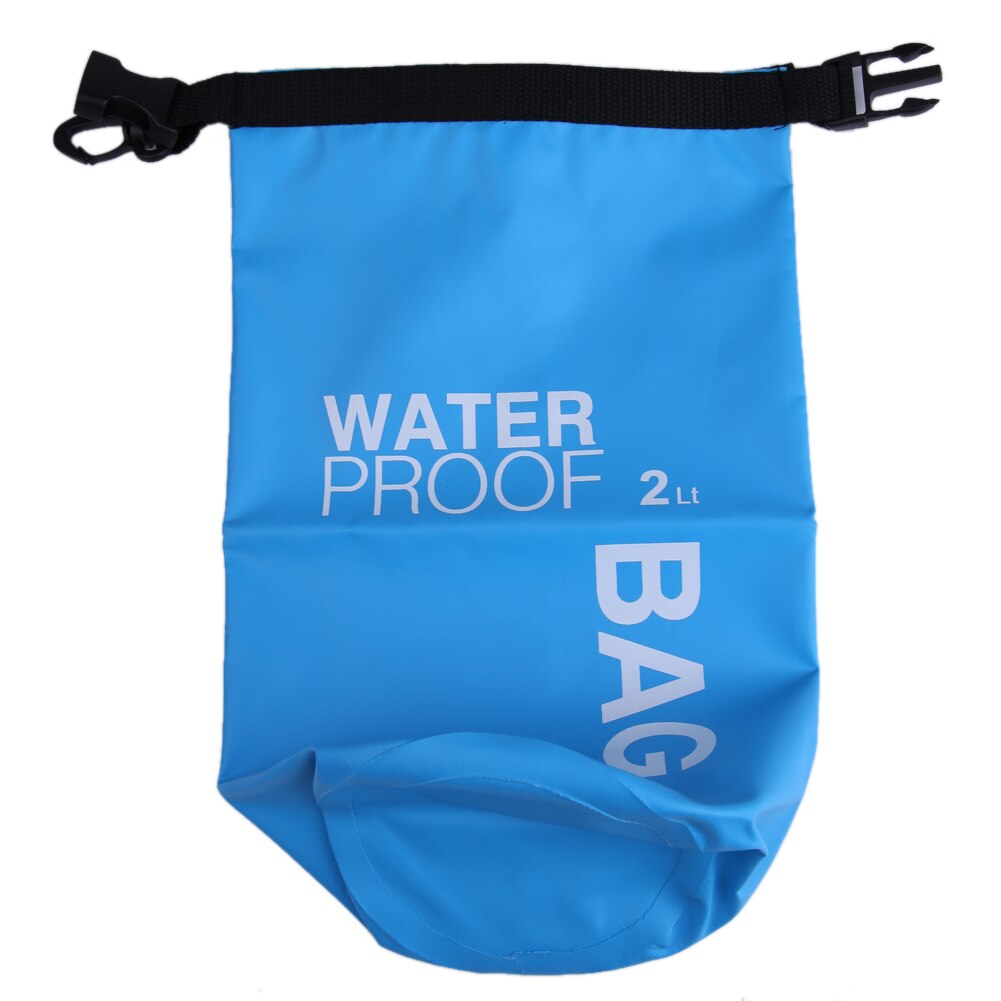 Wasserdicht Schwimmen Beutel Trocken Sack Leichte Wasserdichte Telefon Beutel Schwimm Bootfahren Kajakfahren Camping Taschen für draussen Schwimmen: Blau 2L