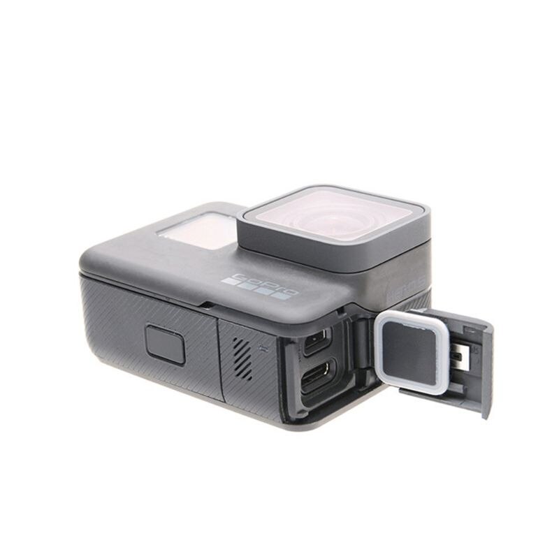 Couvercle de porte latérale USB-C Mini HDMI Port protecteur latéral remplacement pour GoPro HERO5/6/7 noir UV filtre lentille pièces de réparation accessoire