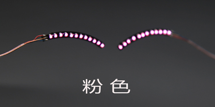 Podświetla doprowadziło sztuczne rzęsy świecące w ciemności materiały imprezowe bar Halloween kreatywne zdjęcie dekoracja przyjęcie noworoczne ślubna