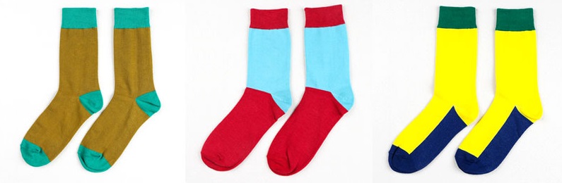 3 Paare/los Herbst Winter Neue Baumwolle Männer Socken Persönlichkeit Kreative Deodorant Anti-reibung Atmungsaktive Socken: 3 Farben gemischt