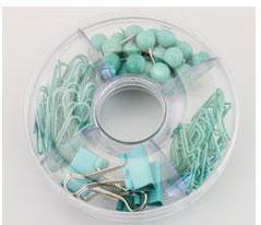 65 sztuk/zestaw Soli kolor zestaw klipów materiały biurowe jakości szkolne artykuły papiernicze dla uczniów biuro akcesoria spinki zakładki klipy: zielony