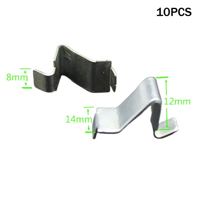10 stuks robuuste metalen plankclips voor kasten, duurzame plankdragers voor archiefkasten, verstelbare plankclips: Groente