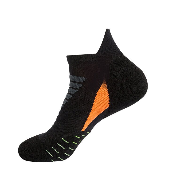 Männer Sport Socken Reiten Radfahren Basketball Laufen Sport Socke Sommer Wandern Tennis Ski Mann Frauen Fahrrad radfahren Socken: Schwarz