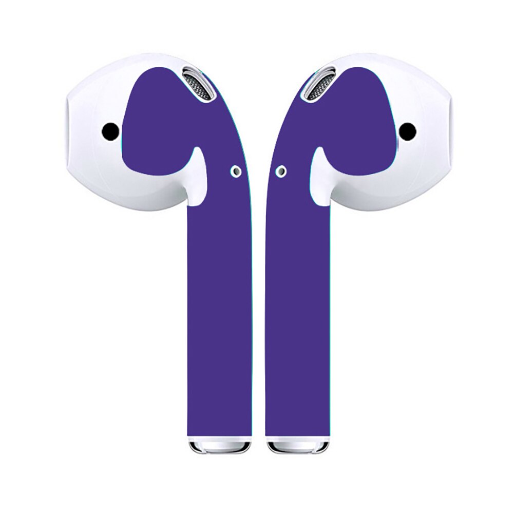 Effen Kleur zelfklevende Anti-kras Sticker Cover voor Appels Air-Pods Oordopjes