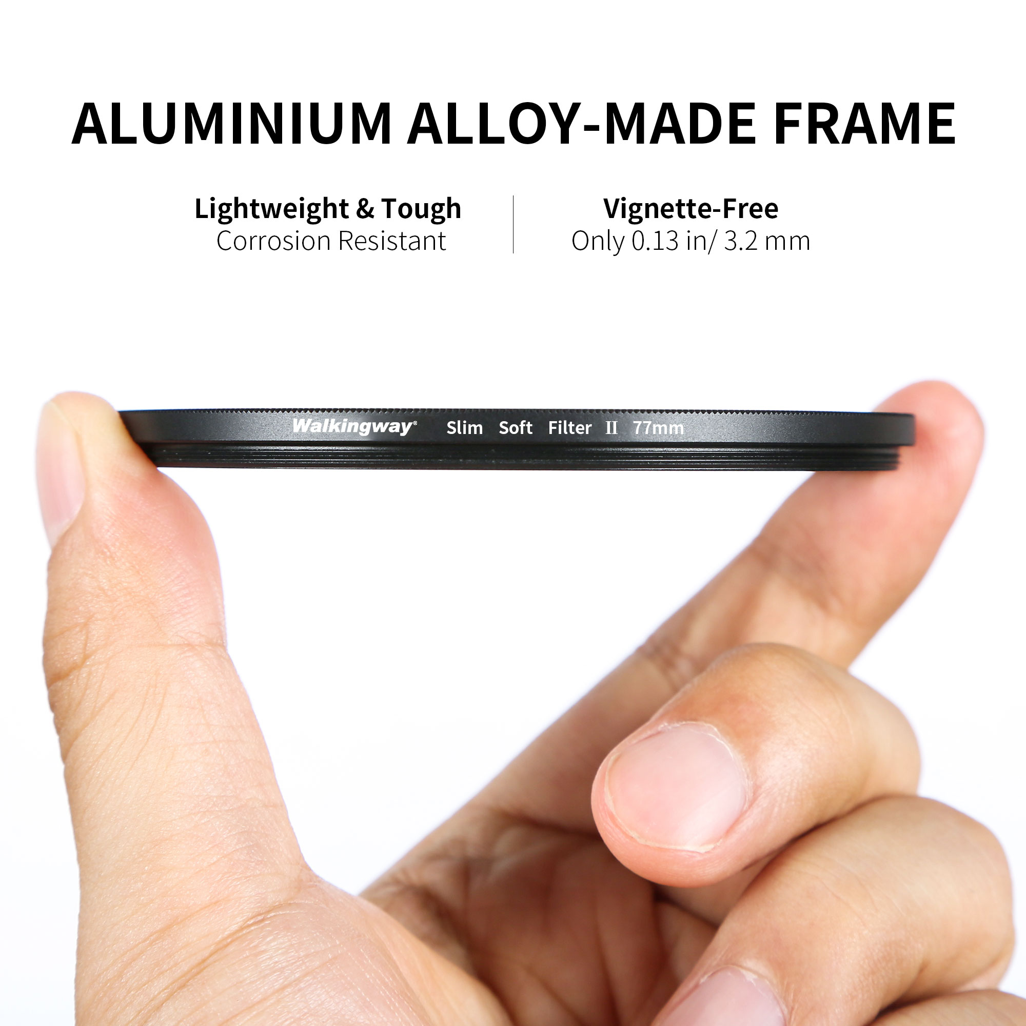 a passeggio modo pro nebbia Filtro per obiettivo fotocamera Filtro bianco con messa a fuoco morbida Diffusore di nebbia con effetto da sogno per la fotografia fotografica