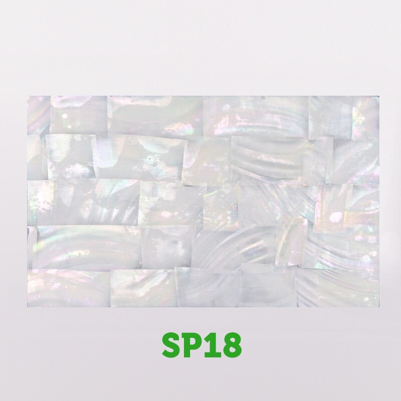 2mm pärlemor papper kakel abalone naturlig skal mosaik diy box dekor pack  of 2: E 2 st