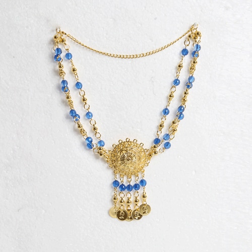 Bollywood sieraden voor dans hoofdtooi gouden ketting indiase accessoires ketting