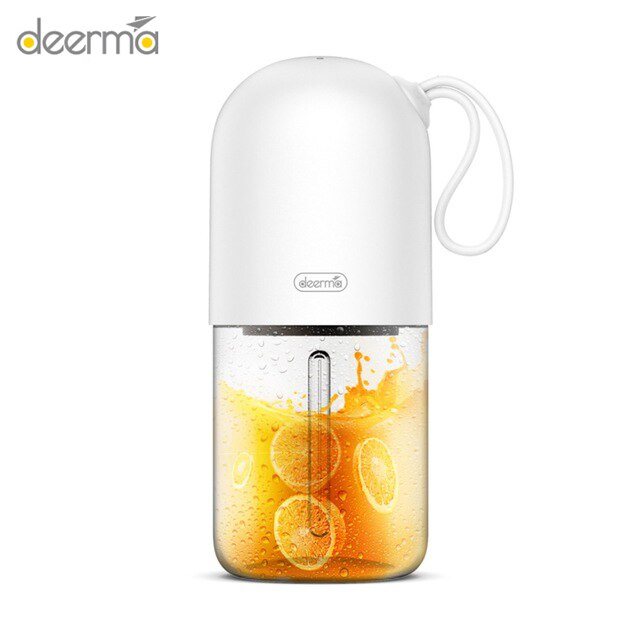 XIAOMI MijiA Deerma Portable Mini Fruit Juicer Kitchen Electric Mixer Capsule Shape Powerful Electric Juice Cup XIAOMI YouPIN: Default Title
