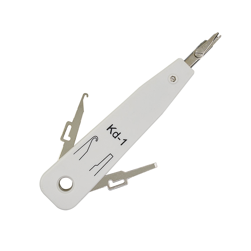 KRONE KD-1 herramienta de impacto Punch-Down con Sensor para Cable de teléfono de telecomunicaciones, Cable de red RJ11, RJ45 Cat5 con pac minorista portátil