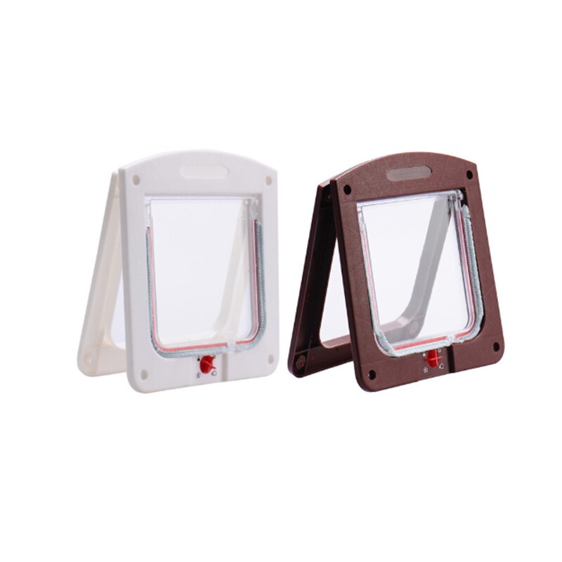 Puerta de Mascota para perro inteligente, accesorio de seguridad para mascotas con puerta deslizante de Color,