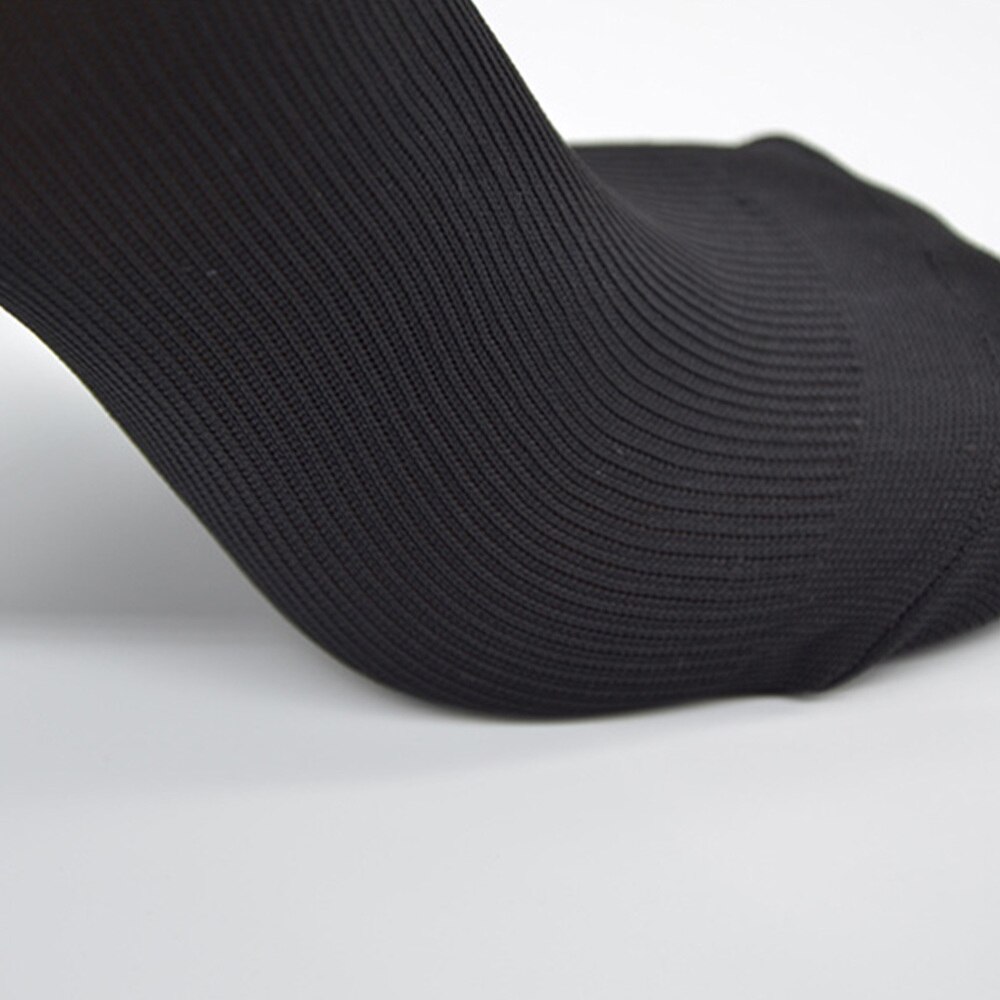 3 Paare Sport Strümpfe Unterstützung Ärmeln Elastische Lange Socken Atmungsaktive Universal- Sport Socken (Größen/M Schwarz)