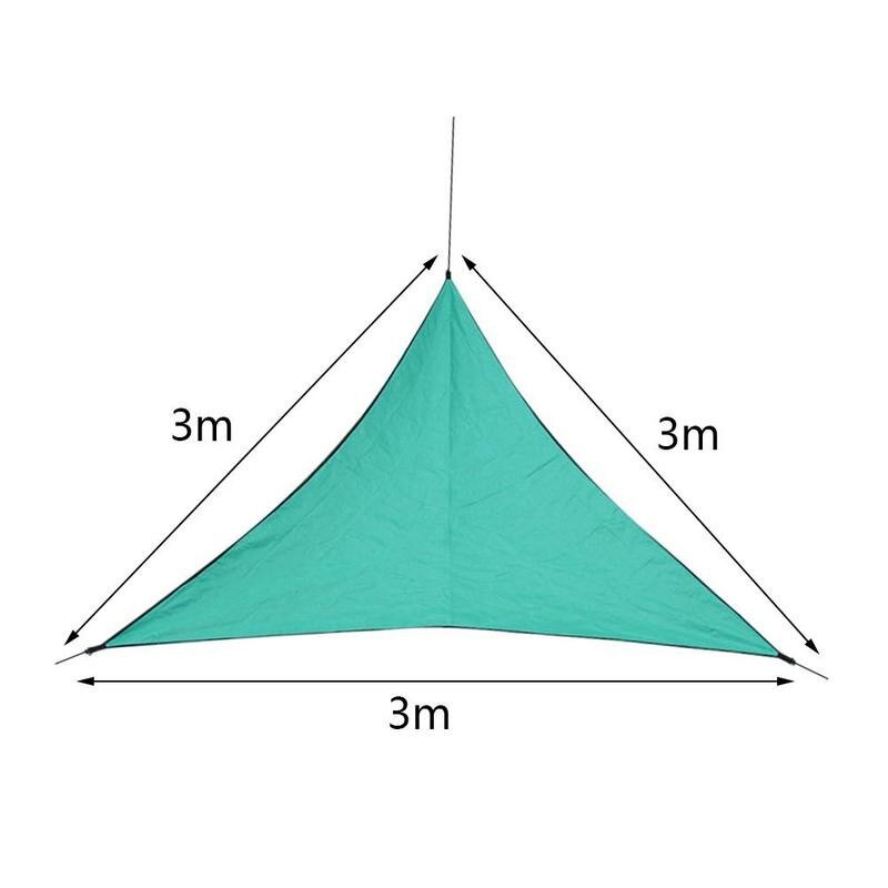 Triangle Waterproof Sun Shelter Outdoor Sunshade Protection Awning Garden Shade Cloth Sail Pool Patio Camping Canopy Shade L4O4