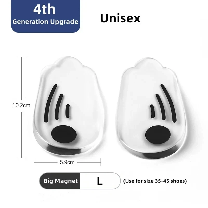 6Pcs Silikon Orthopädische Einlegesohlen für Füße O/X Bein Typ Valgus Varus Korrektur Gel Schuhe Einlegesohle Magnet Massage fuß Pflege Pads: Blau / 2.5