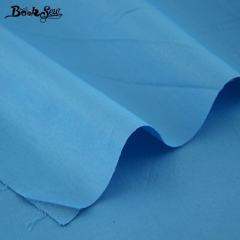 Cotton Fabric Twill Sky Blue Color Home Textile Material Sewing Cloth Tela For Bed Baby Doll Crafts