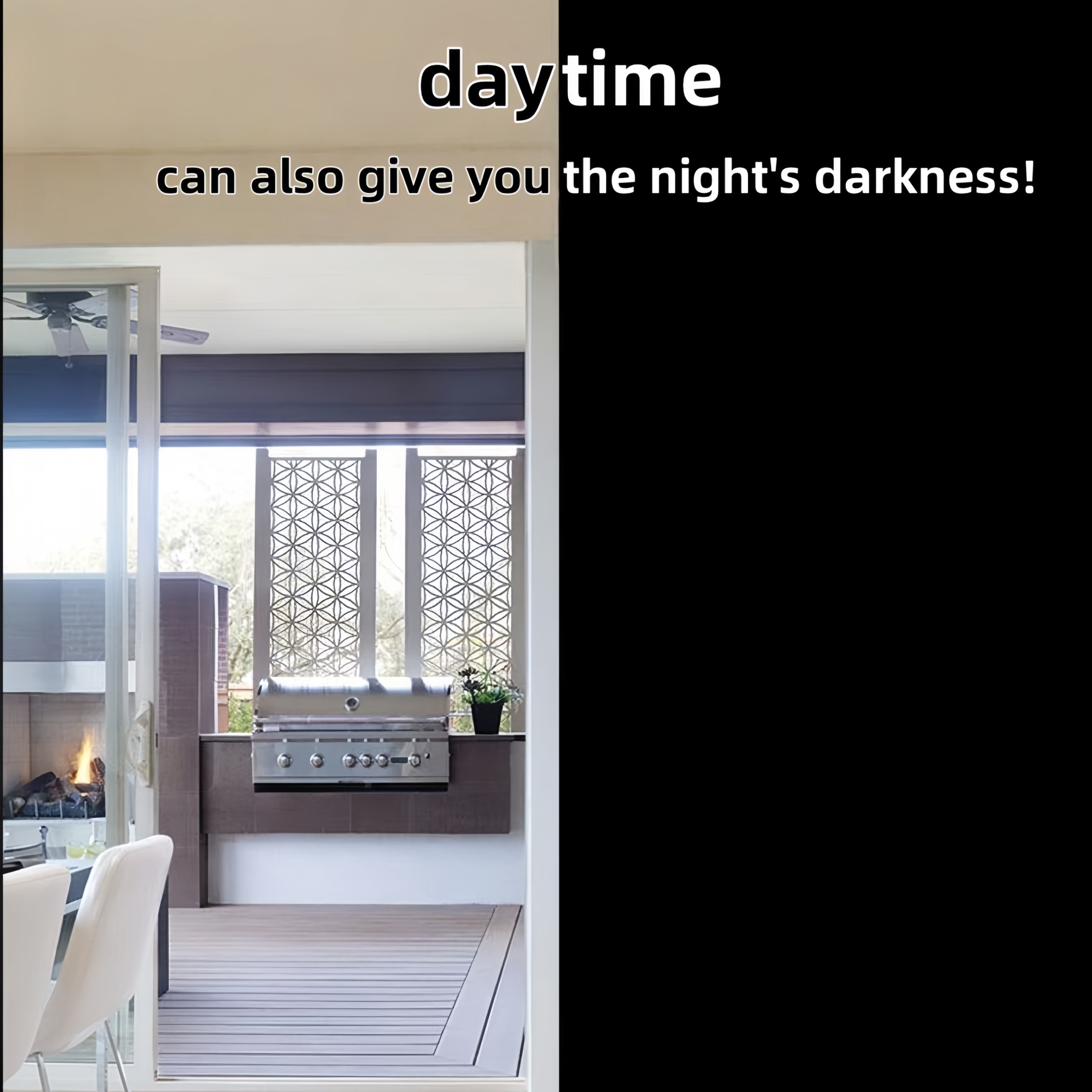 Musta läpinäkymätön lasinen itseliimautuva kalvo, uv-suoja, täysin pimentävä itseliimautuva ikkunakalvo , 100%  lasitarraa toimistoon ja kotiin