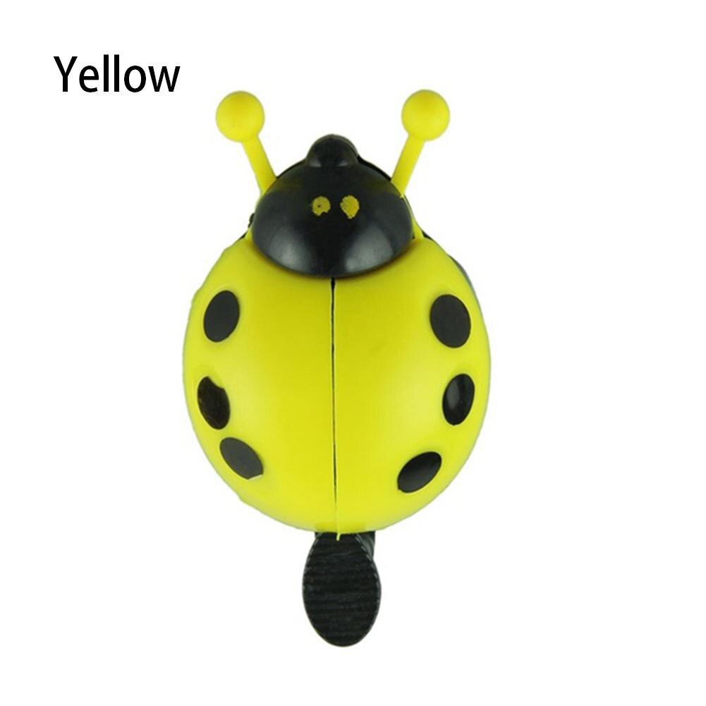 Fiets lieveheersbeestje bel mountainbike leuke bel fiets decoratie bel fiets geluid helder scherpe accessoires: Geel