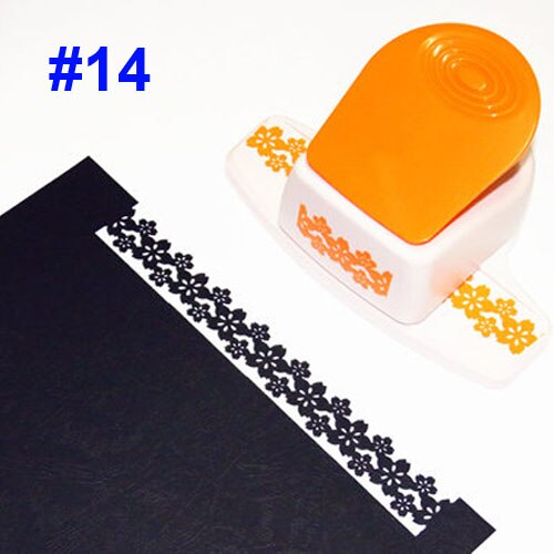 Large fancy flower border punch edge of the embossing machine handmade device DIY paper cutter Handmade scrapbooking: 14