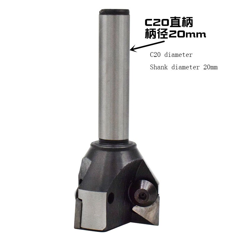 1PC Indexable End Mills Face Milling Cutter C20 Cemented Carbide Straight Handle Discard Mill Machine Knives Disc
