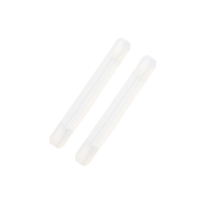 Occhiali trasparenti antiscivolo in Silicone gancio per l'orecchio supporto per punte del tempio accessori per occhiali occhiali occhiali da sole fissi coprigambe: WHITE
