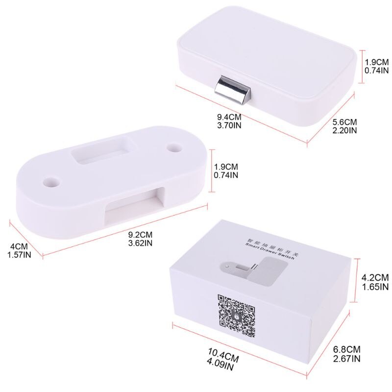 Smart Bluetooth Keyless Drawer Lock Cellphone APP Unlock Anti-theft Punch-free Invisible Children Safety Lock