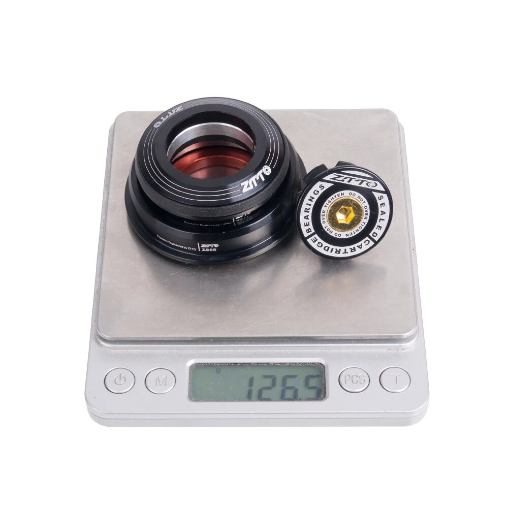 Ztto 4455ST Mtb Headset ZS44 ZS55 Tapered Straight Universal 1.5 Inch 28.6Mm Vork Nul Stack Geïntegreerde Met Cups Road fiets