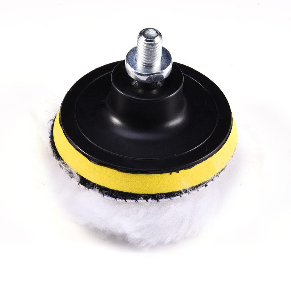 7pcs 8CM Car Polishing Wheel Kit Polishing Buffing Pad Kit for Auto Buffer With Drill Adapter Car Removes Scratches