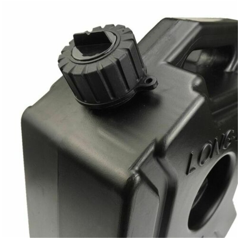Depósito de combustible de gasolina Diesel 5L Jerry Can, contenedor de aceite negro para coche, repuesto de motocicleta, tanque de aceite de gasolina, Backup de combustible, jarras con cerradura y llave