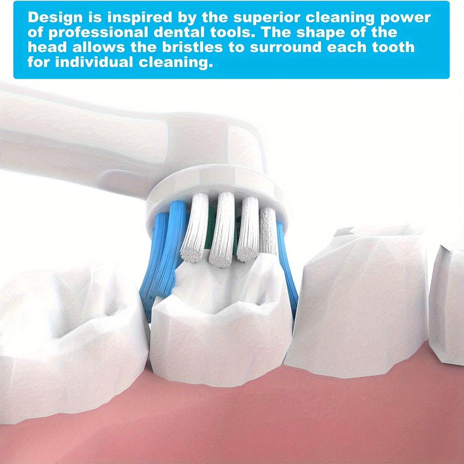 4/12pcs Replacement Toothbrush Heads for Oral-B Electric Toothbrush Precision Clean Brush-Head Effective Oral Care