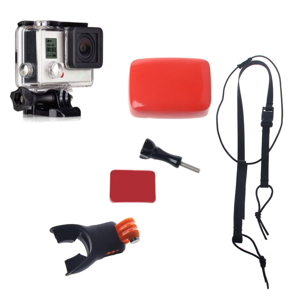 Surfen Schieten Surf Dummy Bite Mond Grill Mount Voor GoPro Hero 5 4 3