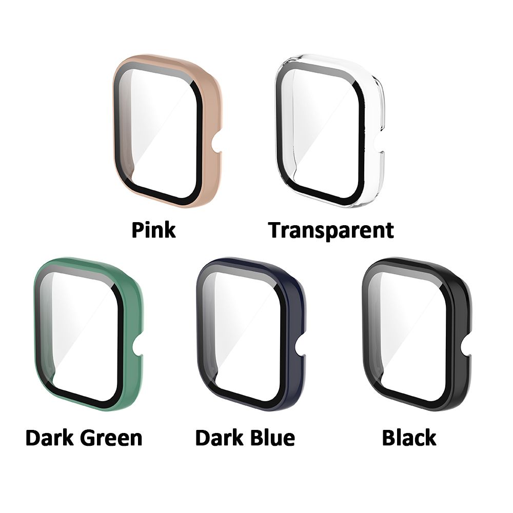 Cover Protective PC Screen Protector Tempered Glass Case+Film For Amazfit GTS 2 Mini