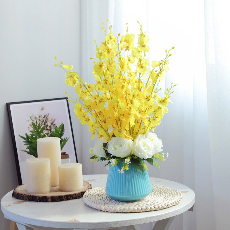 Northern EuropeanStyle Dancing Orchid Artificial Flower Floor